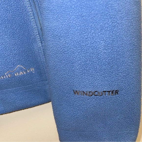 Eddie Bauer blue Windcutter fleece Jacket women’s size small - Picture 3 of 4